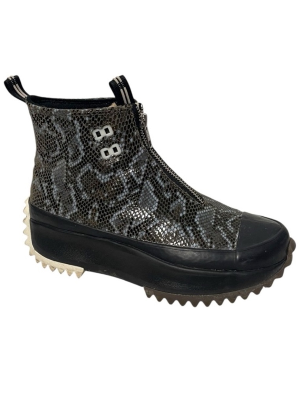 CONVERSE Run Star Hike Hi High Snakeskin Engine Smoke Sneakers 6